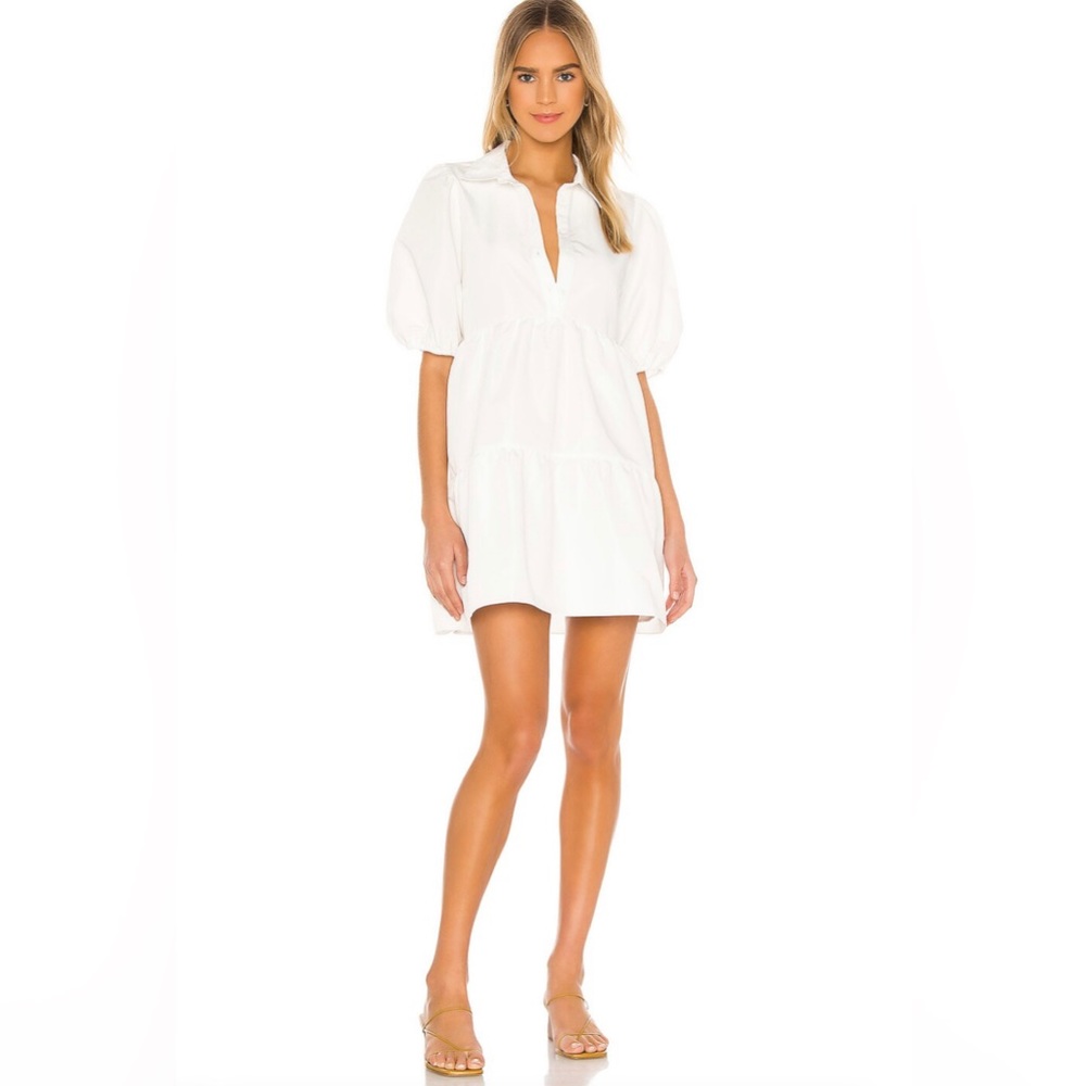 Amanda Uprichard Pierre Dress in White